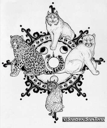 Americana Cat Spirit Shield